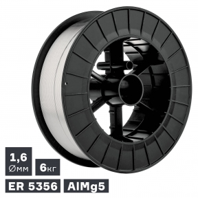 Проволока сварочная MIG, алюминий ER 5356 (AlMg5), ø1,6 мм, 6 кг