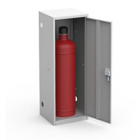 Металлический шкаф для одного газового баллона на 50 литров 