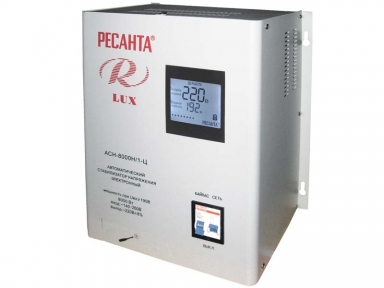 Стабилизатор Ресанта АСН-8000Н/1-Ц Lux