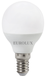 Лампа светодиодная Eurolux в форме шара (G45), 230 В