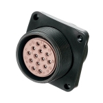 Разъем коммутационный ПТК pin 14-F, розетка на источник тока