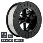 Проволока сварочная MIG, алюминий ER 4043 (AlSi5), ø1,6 мм, 6 кг