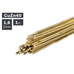 Пруток сварочный TIG, латунь (CuZn40), 1 кг
