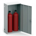 Металлический шкаф для двух газовых баллонов на 50 литров